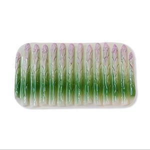 Vintage Asparagus decorations dish